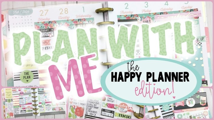Plan With Me-NO Etsy Stickers!❤️The Happy Planner