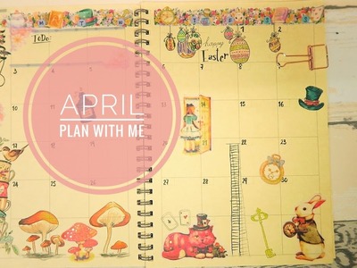 Plan With Me | Planner deco 手帳设计 Muji Planner - April 四月 2017