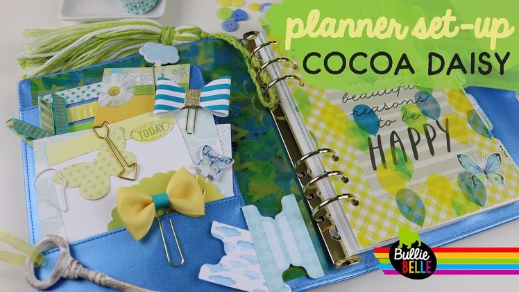 Planner Set-Up and Giveaway - April Cocoa Daisy A5