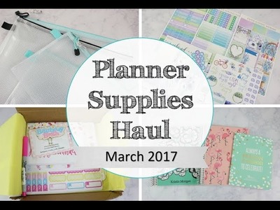 Planner Supplies Haul | March 2017 | Erin Condren | Libbie & Co