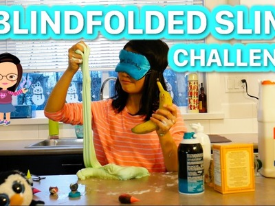 SLIME - BLINDFOLDED CHALLENGE ???? | (It's messy, but hilarious)