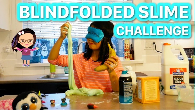 SLIME - BLINDFOLDED CHALLENGE ???? | (It's messy, but hilarious)