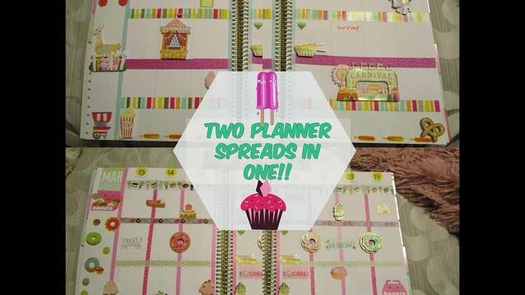 Step Right Up!! Carnival & Sweet Treats  Planner Spreads {March 6-19}