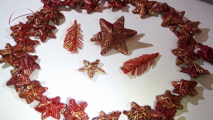 Volumetric star for Christmas tree decoration