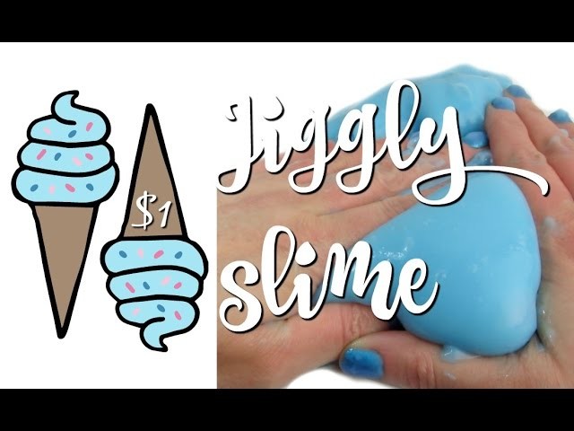 $1 DIY JIGGLY SLIME | DOLLAR TREE DIY