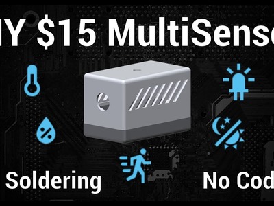 $15 DIY Multisensor - Temperature, Humidity, Light, Motion, and RGB LED