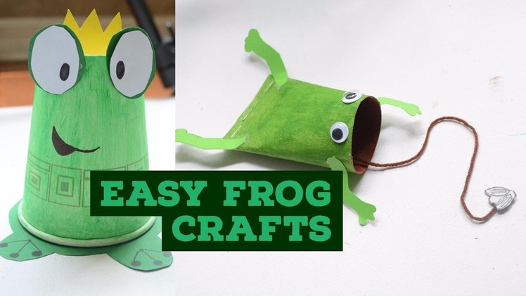 2 EASY FROG CRAFTS ???? -CraftyMip's Munchkin Masterpieces-Easy Kids Craft-