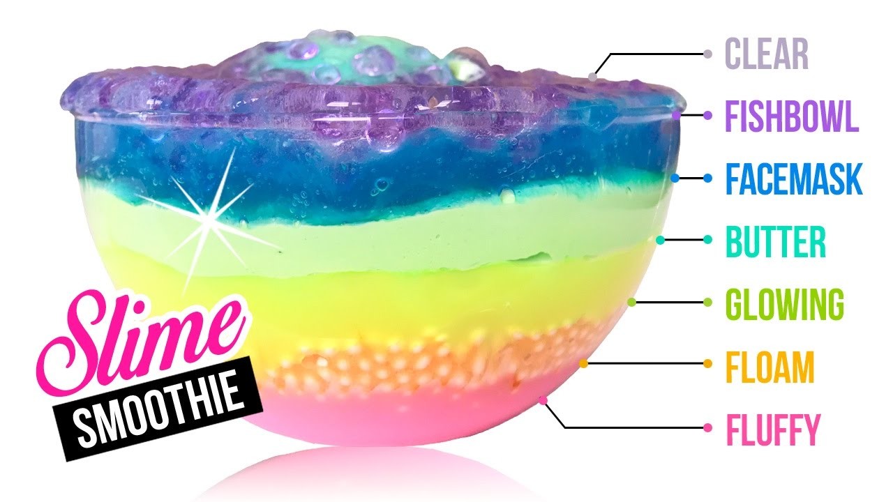 7-layer-slime-mixing-all-types-of-diy-slime-together