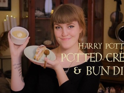 Butterbeer Potted Cream & Bun Tutorial | Harry Potter DIY