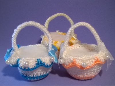 Cestino Uncinetto Tutorial - Crochet Small Basket