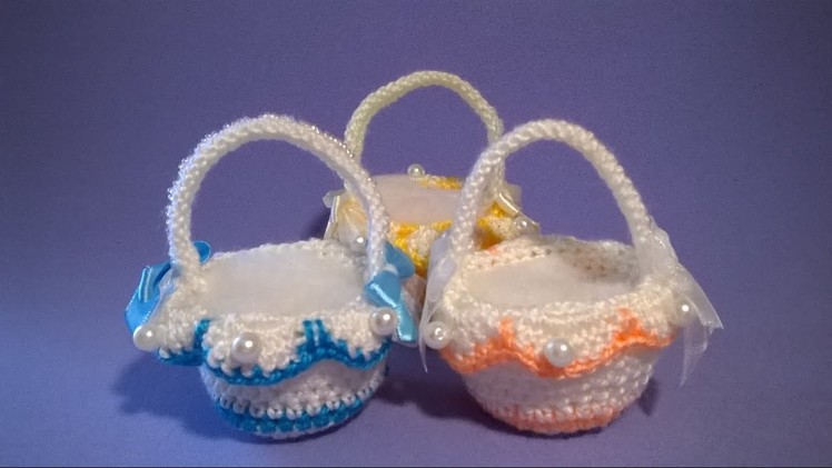 Cestino Uncinetto Tutorial - Crochet Small Basket