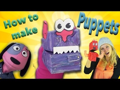Crafts for kids | How to Make PUPPETS | DIY tutorial