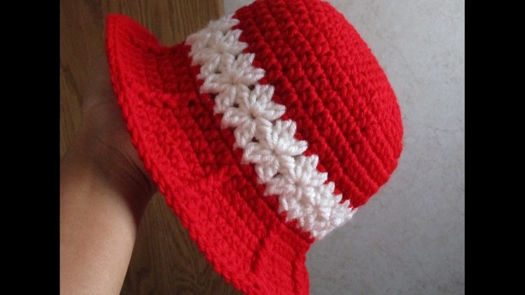 Crochet Baby Girl Hat Part 1 of 3