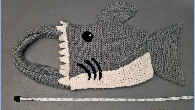 Crochet Tutorial: Shark Bag