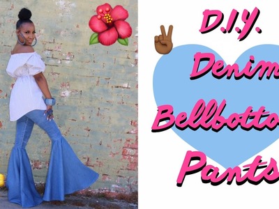 D.I.Y. Denim Bellbottom Pants| D.I.Y. Fashion
