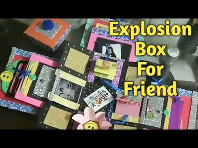 DIY Birthday Explosion Box For Friend | Craftlas