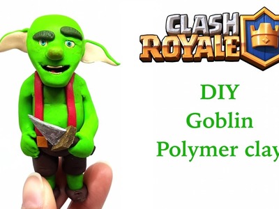 DIY Clash Royale Goblin - Polymer clay tutorial