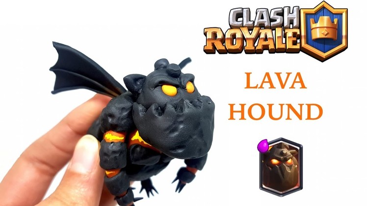 DIY Clash Royale Lava Hound - Polymer clay tutorial