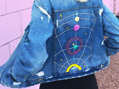 DIY Denim Jacket Embroidery