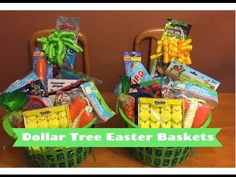 DIY Dollar Tree Easter Baskets!  |  Only $10 total!