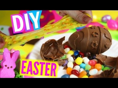 DIY Edible Easter Slime | Crunchy Starburst Slime! + DIY Chocolate Eggs!