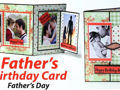 DIY Father's Day, Father's Birthday Greeting Card Making