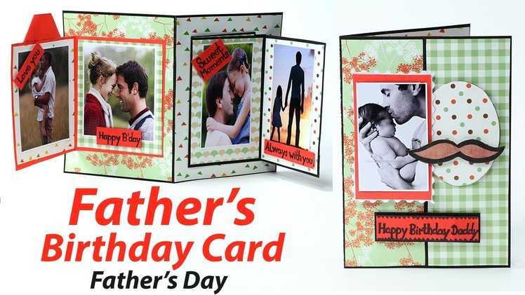 DIY Father's Day, Father's Birthday Greeting Card Making