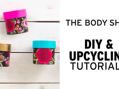 DIY Floral Print Storage Container - The Body Shop