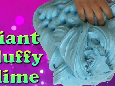 DIY Giant Fluffy Slime