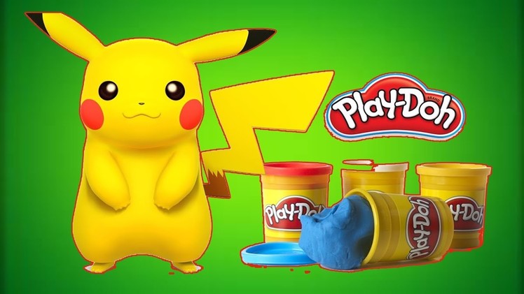 DIY How To Make Pikachu Pokemon go Play Doh fun play Learn colors for children
