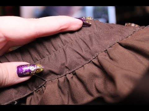 DIY: How to remove. replace. insert elastic to a skirt (tutorial)