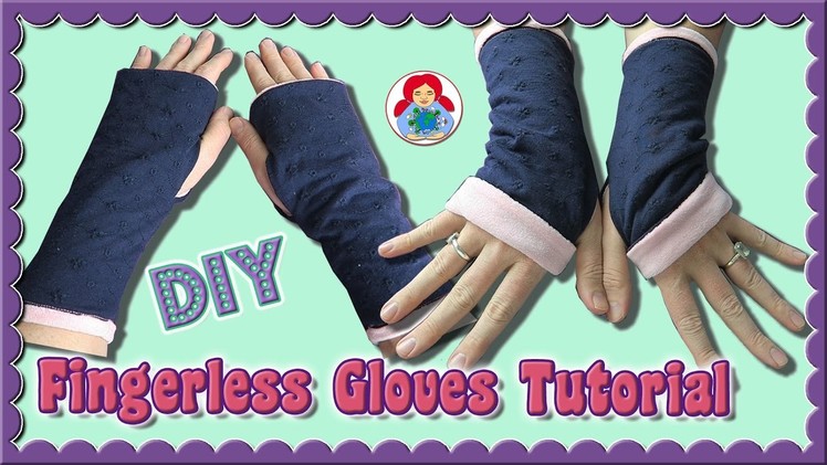 DIY | How to sew Fingerless Gloves • Sami Dolls Step by Step Tutorial