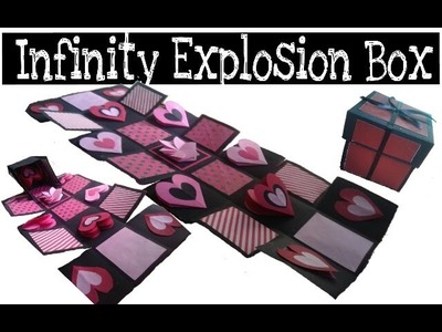DIY - Infinity Explosion Box | How to Make Explosion Box|Valentine's Day Gift Idea|