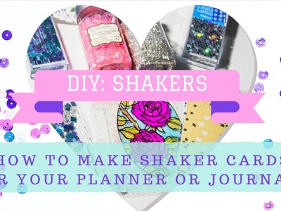 DIY: Planner. Journal Shaker Cards