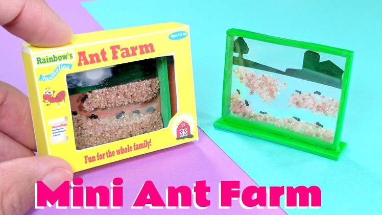 DIY Realistic Miniature Ant Farm