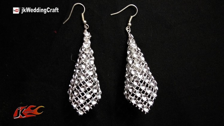 DIY Silver Earrings | How to make | JK Wedding Craft 128