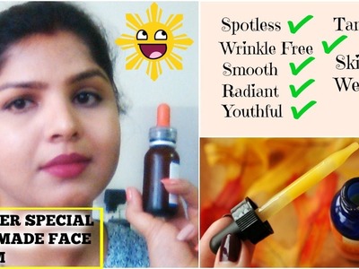 DIY Skin Brightening Serum For Summer |  Get Spotless Youthful skin | Removes Skin Tan