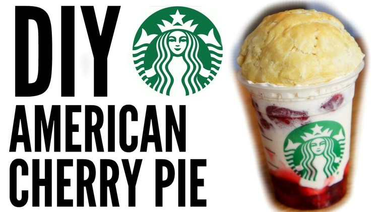 DIY STARBUCKS Cherry Pie Frappuccino | Japan exclusive