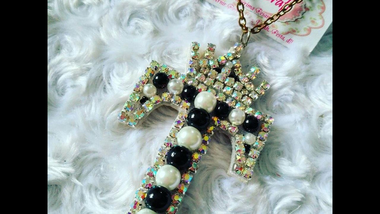 diy tutorial necklace crown unique kalung huruf my crafts and diy projects diy tutorial necklace crown unique kalung huruf my crafts and diy projects