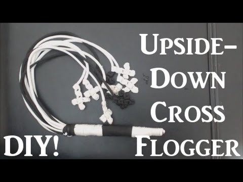 DIY Upside Down Cross Flogger - How to Make a BDSM Discipline - Part 1 - Kinky DIY