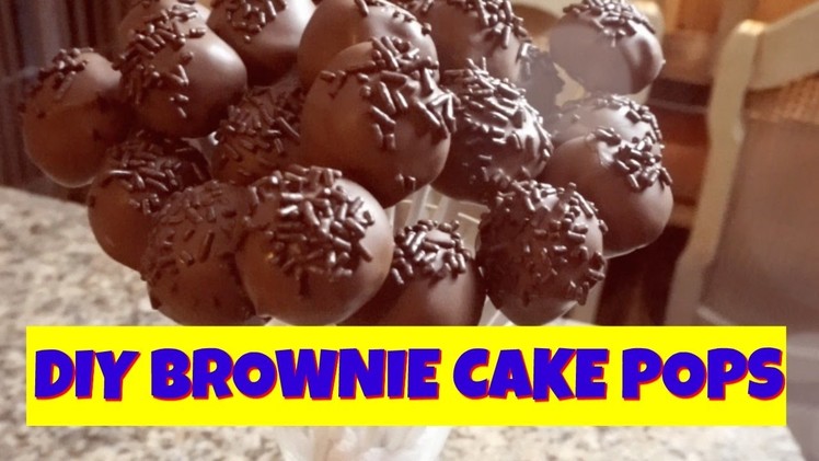 EASY DIY BROWNIE CAKE POP | Life with Lo