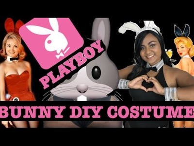 Easy Playboy Bunny DIY Costume Tutorial -  NO SEW - Happy Easter!