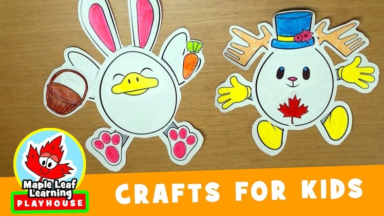 Egg Friends Easter Craft for Kids | Maple Leaf Learning Playhouse