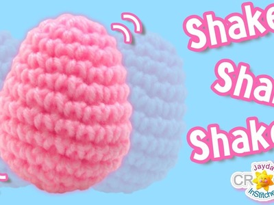 Egg Shaped Baby Rattle Music Shaker - Crochet DIY