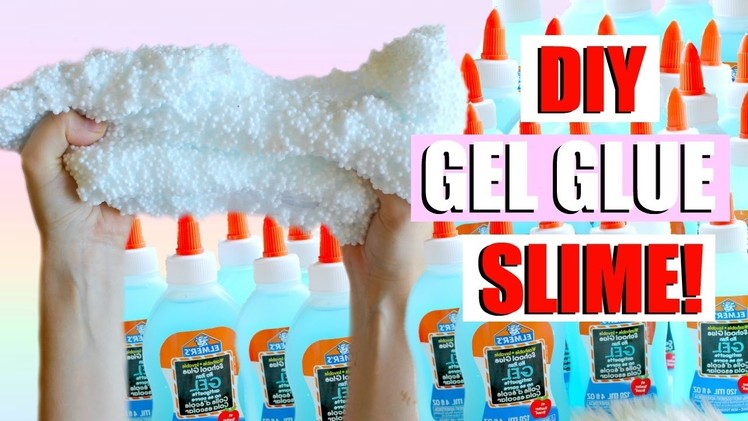FIVE DIY GEL GLUE SLIMES YOU HAVE TO TRY! + No borax slime recipes!????