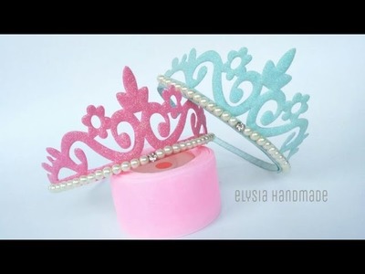 Glitter Crown Headband | DIY by Elysia Handmade