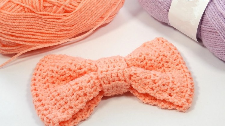 How to Crochet a Simple Bow