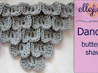 How to Crochet Dandee Butterfly Stitch ○ Free Step by Step Crochet Tutorial