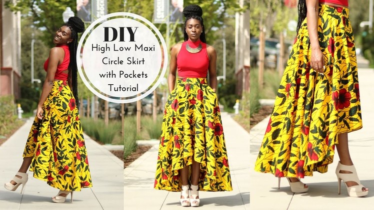 How to | DIY High Low Maxi Circle Skirt Tutorial | Part 1