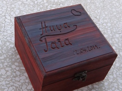 How to Engrave Wood Box |DIY| Kako gravirati drvenu kutiju
